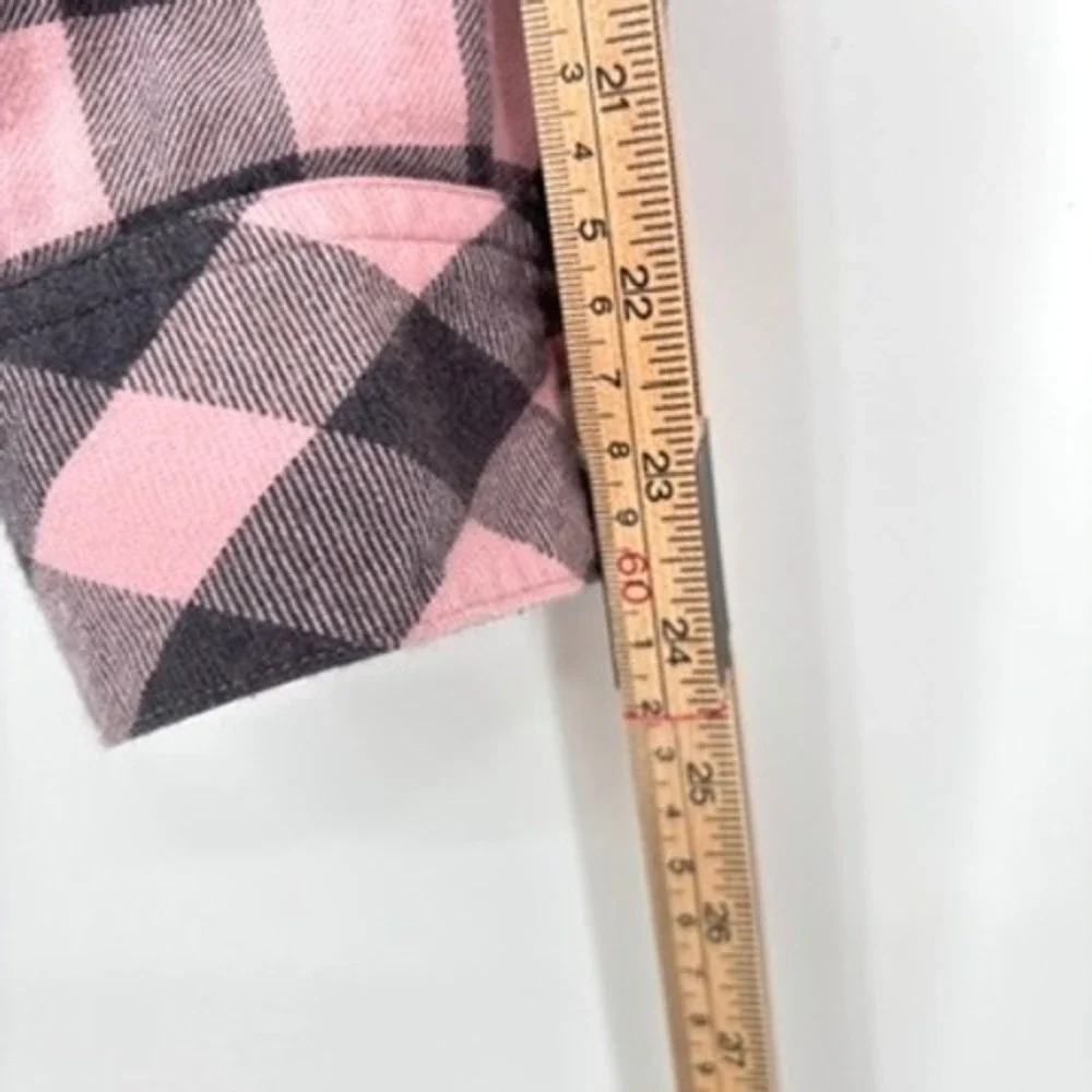 Rails‎ Milo Button Down Shirt Pink Charcoal Bubblegum Buffalo Check Plaid Size S